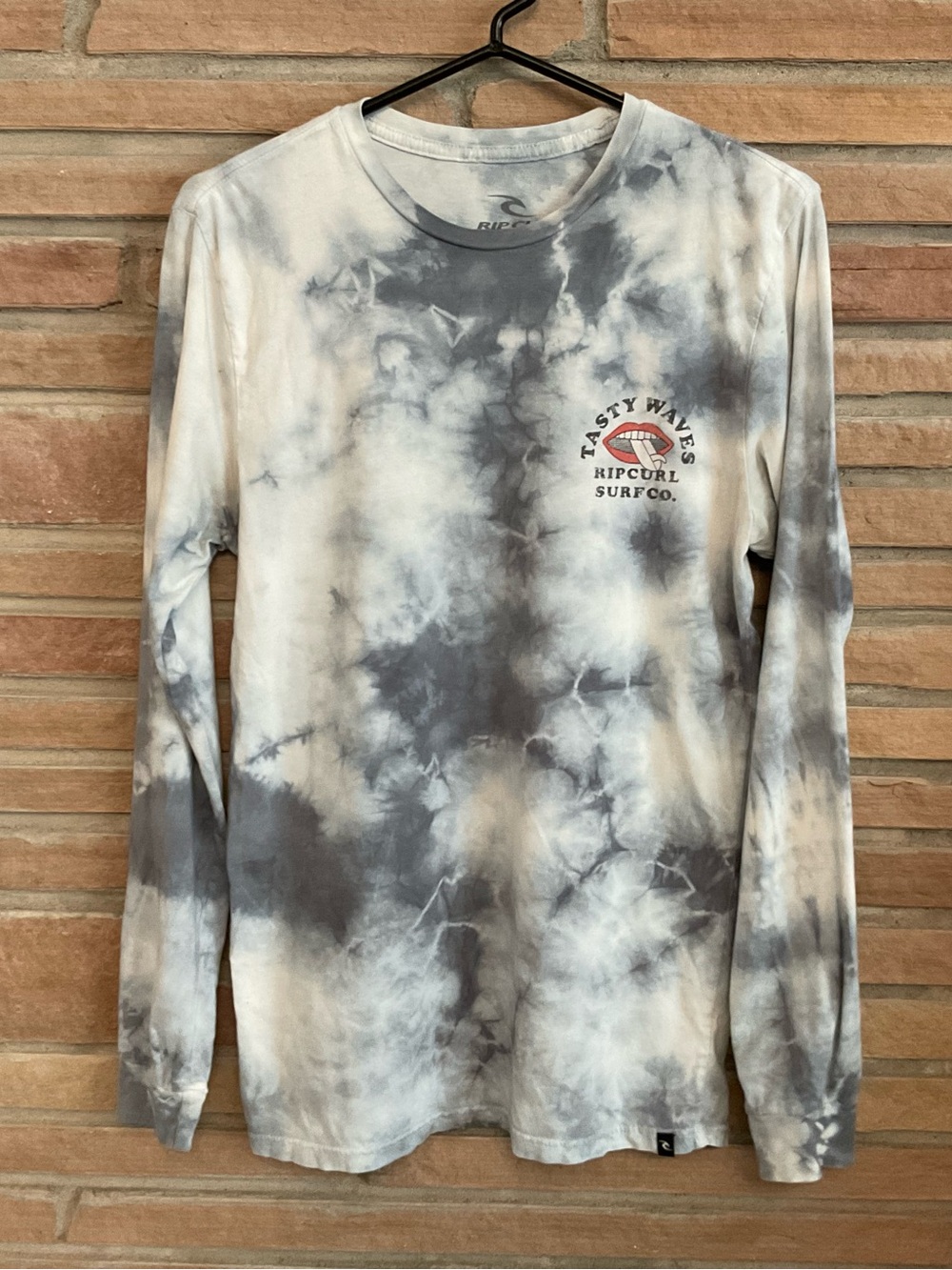 Rip Curl Long Sleeve Tie Dye Tee Tasty Waves Size Small